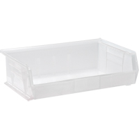 Clear-View Ultra Stack & Hang Bin, 16-1/2" W x 5" H x 10-7/8" D, Clear Dufferin Supply