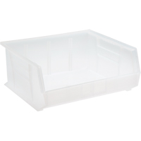 Clear-View Ultra Stack & Hang Bin, 16-1/2" W x 7" H x 14-3/4" D, Clear Dufferin Supply