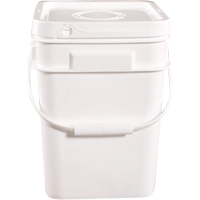 Square Pail, Plastic, 4 gal. Dufferin Supply