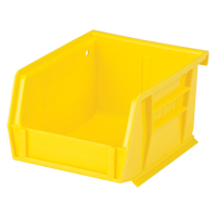 Stack & Hang Bin, 4-1/8" W x 3" H x 5-3/8" D, Yellow Dufferin Supply
