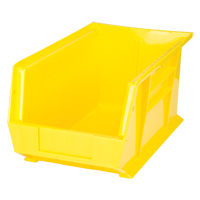 Stack & Hang Bin, 8-1/4" W x 7" H x 14-3/4" D, Yellow Dufferin Supply