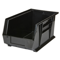 Stack & Hang Bin, 8-1/4" W x 7" H x 14-3/4" D, Black Dufferin Supply