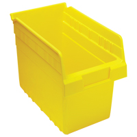 Bacs pour &eacute;tag&egrave;re Store-Max, 6-5/8" la x 8" H x 11-5/8" p, Jaune, Capacit&eacute; 44 lb Dufferin Supply