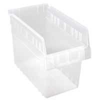 Bacs pour &eacute;tag&egrave;re Store-Max, 6-5/8" la x 8" H x 11-5/8" p, Transparent, Capacit&eacute; 44 lb Dufferin Supply