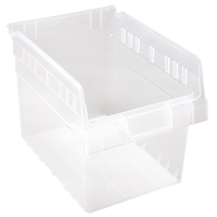 Bacs pour &eacute;tag&egrave;re Store-Max, 8-3/8" la x 8" H x 11-5/8" p, Transparent, Capacit&eacute; 44 lb Dufferin Supply