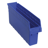 Bacs pour &eacute;tag&egrave;re Store-Max, 4-3/8" la x 8" H x 17-7/8" p, Bleu, Capacit&eacute; 56 lb Dufferin Supply