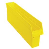 Bacs pour &eacute;tag&egrave;re Store-Max, 4-3/8" la x 8" H x 23-5/8" p, Jaune, Capacit&eacute; 68 lb Dufferin Supply