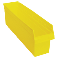 Bacs pour &eacute;tag&egrave;re Store-Max, 6-5/8" la x 8" H x 23-5/8" p, Jaune, Capacit&eacute; 68 lb Dufferin Supply