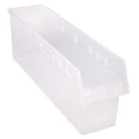 Bacs pour &eacute;tag&egrave;re Store-Max, 6-5/8" la x 8" H x 23-5/8" p, Transparent, Capacit&eacute; 68 lb Dufferin Supply