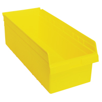 Bacs pour &eacute;tag&egrave;re Store-Max, 11-1/8" la x 8" H x 23-5/8" p, Jaune, Capacit&eacute; 68 lb Dufferin Supply