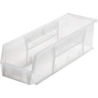 Ultra Stack & Hang Bin, 17-7/8" W x 5" H x 5-1/2" D, Clear Dufferin Supply