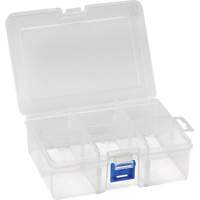 Boîte &agrave; compartiments en plastique, 4,75" la x 6,75" p x 2,25" h, 6 compartiments Dufferin Supply