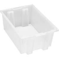 Contenant robuste Stack & Nest, 8" x 13,5" x 19,5", Transparent Dufferin Supply