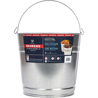 Pail, Galvanized Steel, 11 L Dufferin Supply