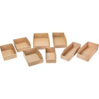 Boîtes profondes en carton ondul&eacute;, 11-3/4" la x 17-1/4" p x 4-1/2" h, Beige Dufferin Supply
