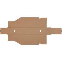 Boîtes profondes en carton ondul&eacute;, 2-7/8" la x 11-1/4" p x 4-1/2" h, Beige Dufferin Supply