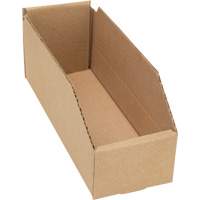 Boîtes profondes en carton ondul&eacute;, 3-3/4" la x 11-1/4" p x 4-1/2" h, Beige Dufferin Supply