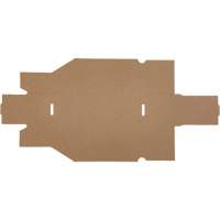 Boîtes profondes en carton ondul&eacute;, 3-3/4" la x 11-1/4" p x 4-1/2" h, Beige Dufferin Supply