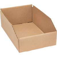 Boîtes profondes en carton ondul&eacute;, 7-5/8" la x 11-5/16" p x 4-1/2" h, Beige Dufferin Supply