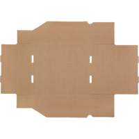 Boîtes profondes en carton ondul&eacute;, 9-3/4" la x 11-1/4" p x 4-1/2" h, Beige Dufferin Supply