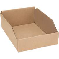 Boîtes profondes en carton ondul&eacute;, 8-3/4" la x 11-1/4" p x 4-1/2" h, Beige Dufferin Supply