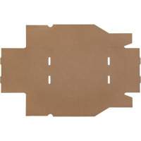 Boîtes profondes en carton ondul&eacute;, 8-3/4" la x 11-1/4" p x 4-1/2" h, Beige Dufferin Supply