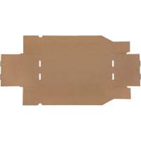Boîtes profondes en carton ondul&eacute;, 7-3/4" la x 17-1/4" p x 4-1/2" h, Beige Dufferin Supply