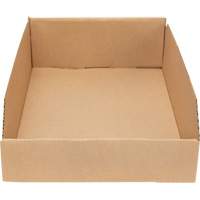 Boîtes profondes en carton ondul&eacute;, 11-3/4" la x 17-1/4" p x 4-1/2" h, Beige Dufferin Supply