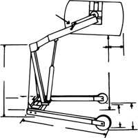 Hydra-Lift Drum Handlers, 55 US gal. (45 Imperial Gal.) Capacity Dufferin Supply