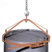 Manual Vertical Drum Lifter, 55 US gal. (45 Imperial Gal.), 700 lbs./317 kg. Cap. Dufferin Supply
