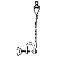 Light-Duty Bonding & Grounding Wire Assemblies - Alligator Clip & Small C-Clamps Dufferin Supply