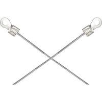 Light-Duty Bonding & Grounding Wire Assemblies - Two 1/4" Terminal Connectors Dufferin Supply