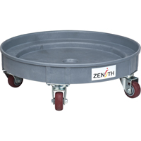 Leak Containment Drum Dolly, 24.25" dia. X 7.625" H, 1.5 US Gal. Spill Cap. DC465 | Dufferin Supply