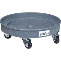 Leak Containment Drum Dolly, 24.25" dia. X 7.625" H, 1.5 US Gal. Spill Cap. DC466 | Dufferin Supply
