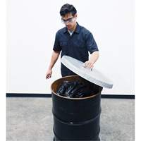 Galvanized Steel Open Head Drum Cover Dufferin Supply