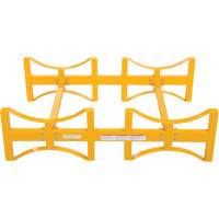 Porte-barils empilable en acier, 2 barils, Capacit&eacute; de 1600 lb, 45-1/2" la x 29-7/8" p x 12-3/4" h Dufferin Supply
