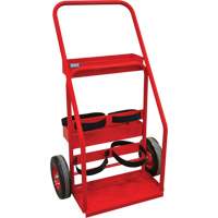 Hot Works Fire Prevention Cart, Semi-Pneumatic Wheels, 17.75" W x 8.9" L Base, 100 lbs. Dufferin Supply