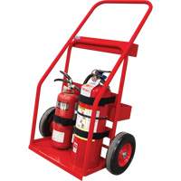 Hot Works Fire Prevention Cart, Semi-Pneumatic Wheels, 17.75" W x 8.9" L Base, 100 lbs. Dufferin Supply