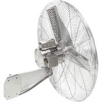 Ventilateurs en acier inoxydable lavables &agrave; grande eau pour service alimentaire, Industriel, 1 vitesses, Diam&egrave;tre de 30" Dufferin Supply