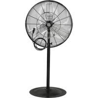 Waterproof Motor Misting & Oscillating Pedestal Fan, Heavy-Duty, 3 Speed, 30" Diameter Dufferin Supply