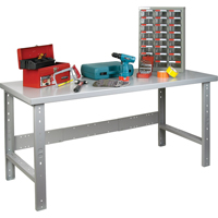 Pre-Designed Workbench, 72" W x 30" D x 34" H, 2500 lbs. Capacity Dufferin Supply
