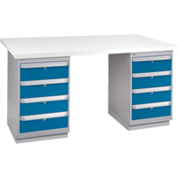 Pre-Designed Workbench, 72" W x 30" D x 34" H, 2500 lbs. Capacity Dufferin Supply