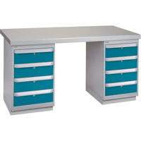 Pre-Designed Workbench, 60" W x 36" D x 34" H, 2500 lbs. Capacity Dufferin Supply
