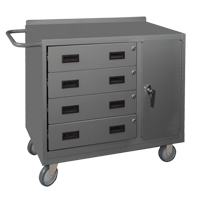 Armoire d'&eacute;tabli mobile, Acier Surface Dufferin Supply