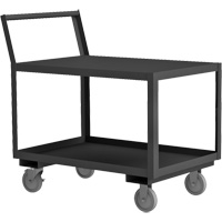Low Deck Service Truck, 2 Tiers, 18-1/4" W x 33" D x 37-1/2" H, 1200 lbs. Cap. Dufferin Supply