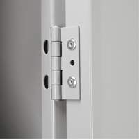 Clean Line Lockerette, 6 -tier, Bank of 4, 48" x 18" x 82", Steel, Charcoal, Rivet (Assembled) Dufferin Supply