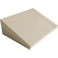 Dessus inclin&eacute; pour casiers robustes enti&egrave;rement soud&eacute; Concorde, Bloc de 2, 18" p x 24" la x 6" ha, Beige, Acier Dufferin Supply