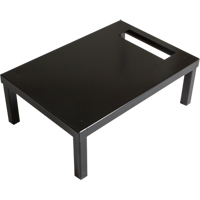 All-Welded Concorde Free Standing Locker Base, 1 Banks, 6" H x 12" W x 18" D, Black, Steel Dufferin Supply