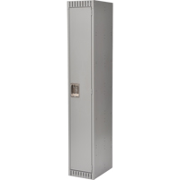 Lockers, 12" x 18" x 72", Steel, Grey, Knocked Down Dufferin Supply