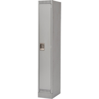 Lockers, 12" x 18" x 76", Steel, Grey, Knocked Down Dufferin Supply